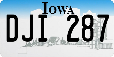 IA license plate DJI287
