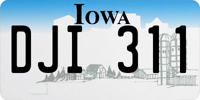 IA license plate DJI311