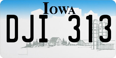 IA license plate DJI313