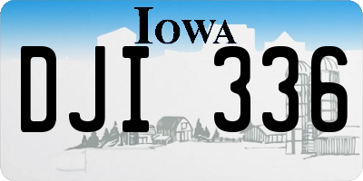 IA license plate DJI336