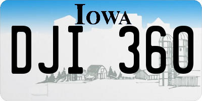 IA license plate DJI360
