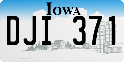 IA license plate DJI371