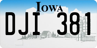 IA license plate DJI381