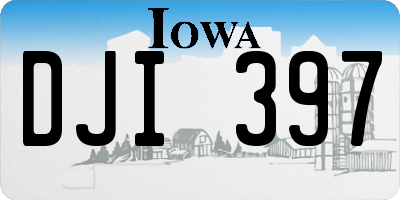 IA license plate DJI397
