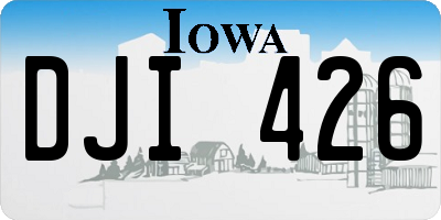 IA license plate DJI426