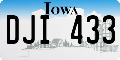 IA license plate DJI433