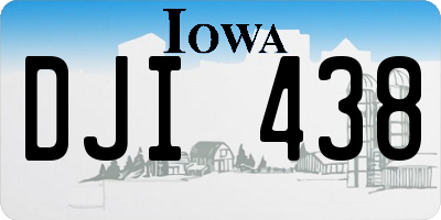 IA license plate DJI438