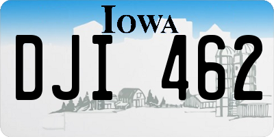 IA license plate DJI462