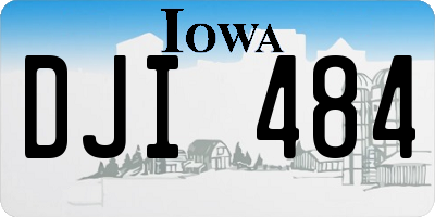 IA license plate DJI484