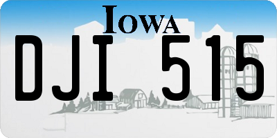 IA license plate DJI515