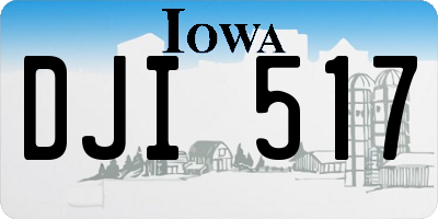 IA license plate DJI517