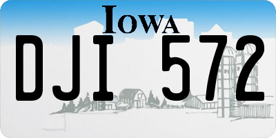 IA license plate DJI572