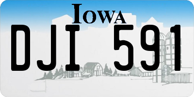 IA license plate DJI591