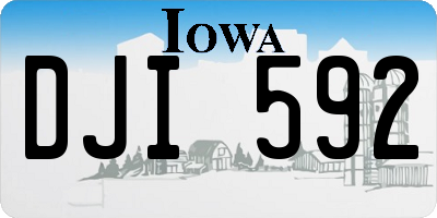 IA license plate DJI592