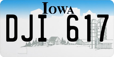 IA license plate DJI617