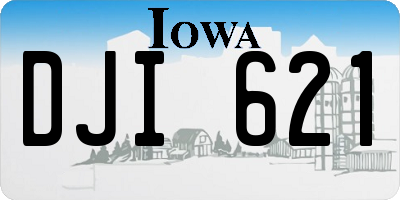IA license plate DJI621