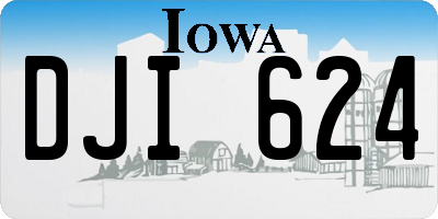 IA license plate DJI624