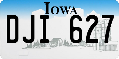 IA license plate DJI627