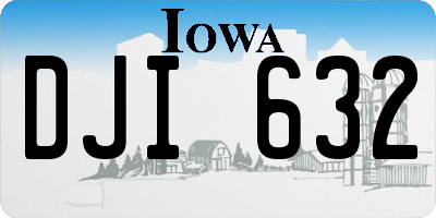 IA license plate DJI632