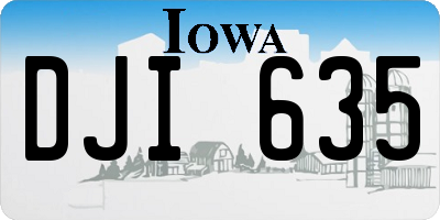 IA license plate DJI635