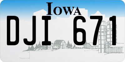 IA license plate DJI671