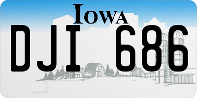 IA license plate DJI686