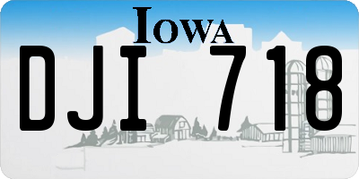 IA license plate DJI718