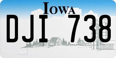 IA license plate DJI738