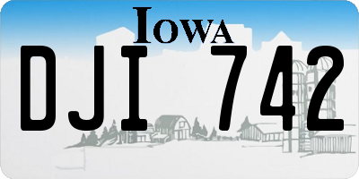 IA license plate DJI742
