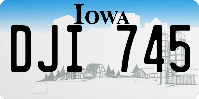 IA license plate DJI745