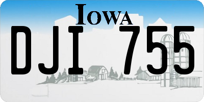 IA license plate DJI755