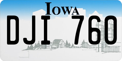 IA license plate DJI760