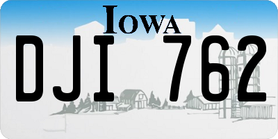 IA license plate DJI762