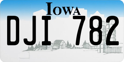 IA license plate DJI782