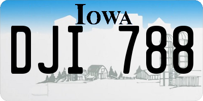 IA license plate DJI788