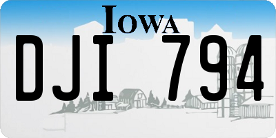 IA license plate DJI794