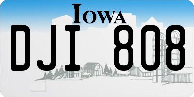 IA license plate DJI808