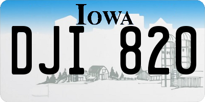 IA license plate DJI820