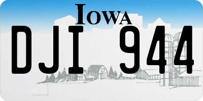 IA license plate DJI944