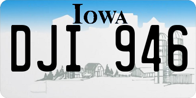 IA license plate DJI946