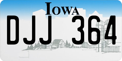 IA license plate DJJ364