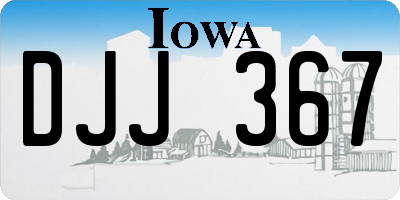 IA license plate DJJ367