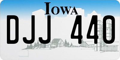 IA license plate DJJ440