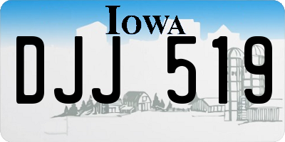 IA license plate DJJ519