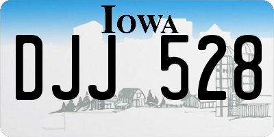IA license plate DJJ528