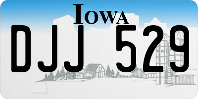 IA license plate DJJ529