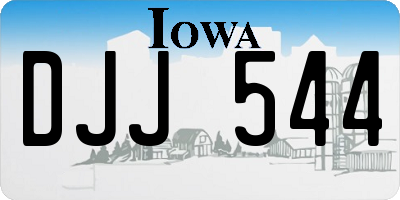 IA license plate DJJ544