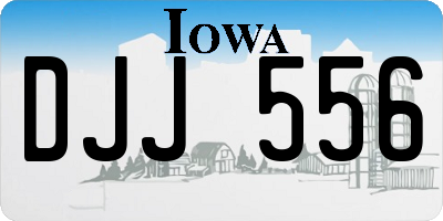 IA license plate DJJ556