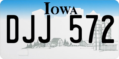 IA license plate DJJ572