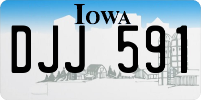 IA license plate DJJ591